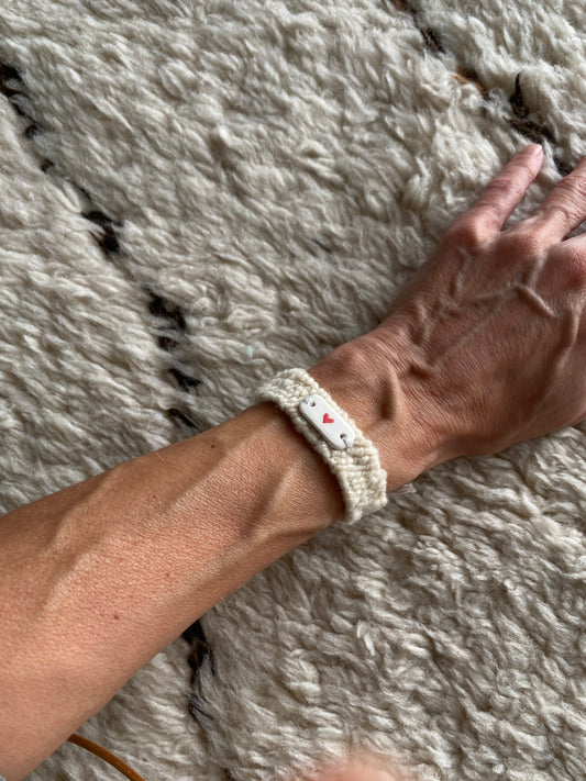 Pulsera de lana 100%