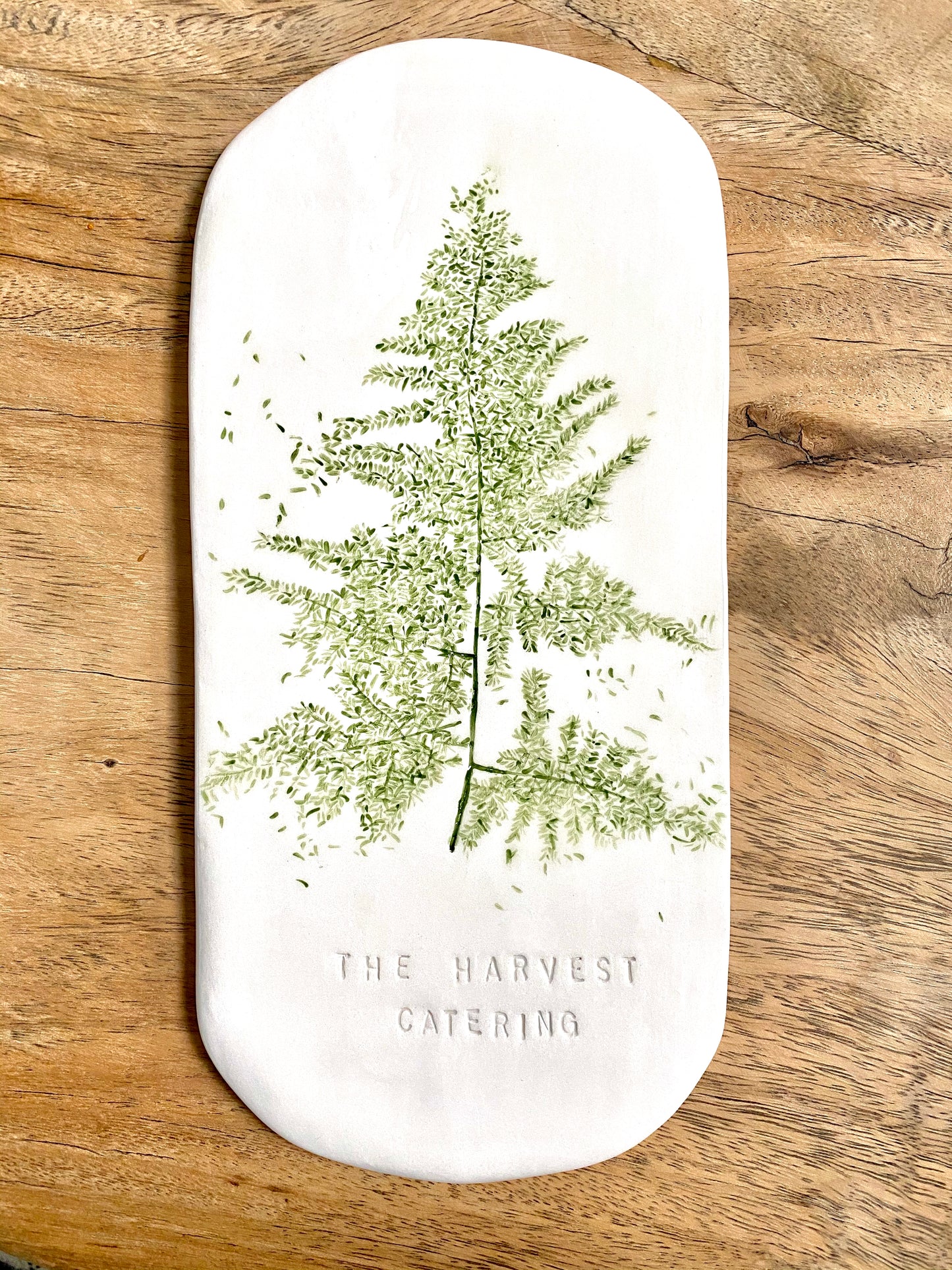 Tabla de quesos con imprimación vegetal bajo pedido)
