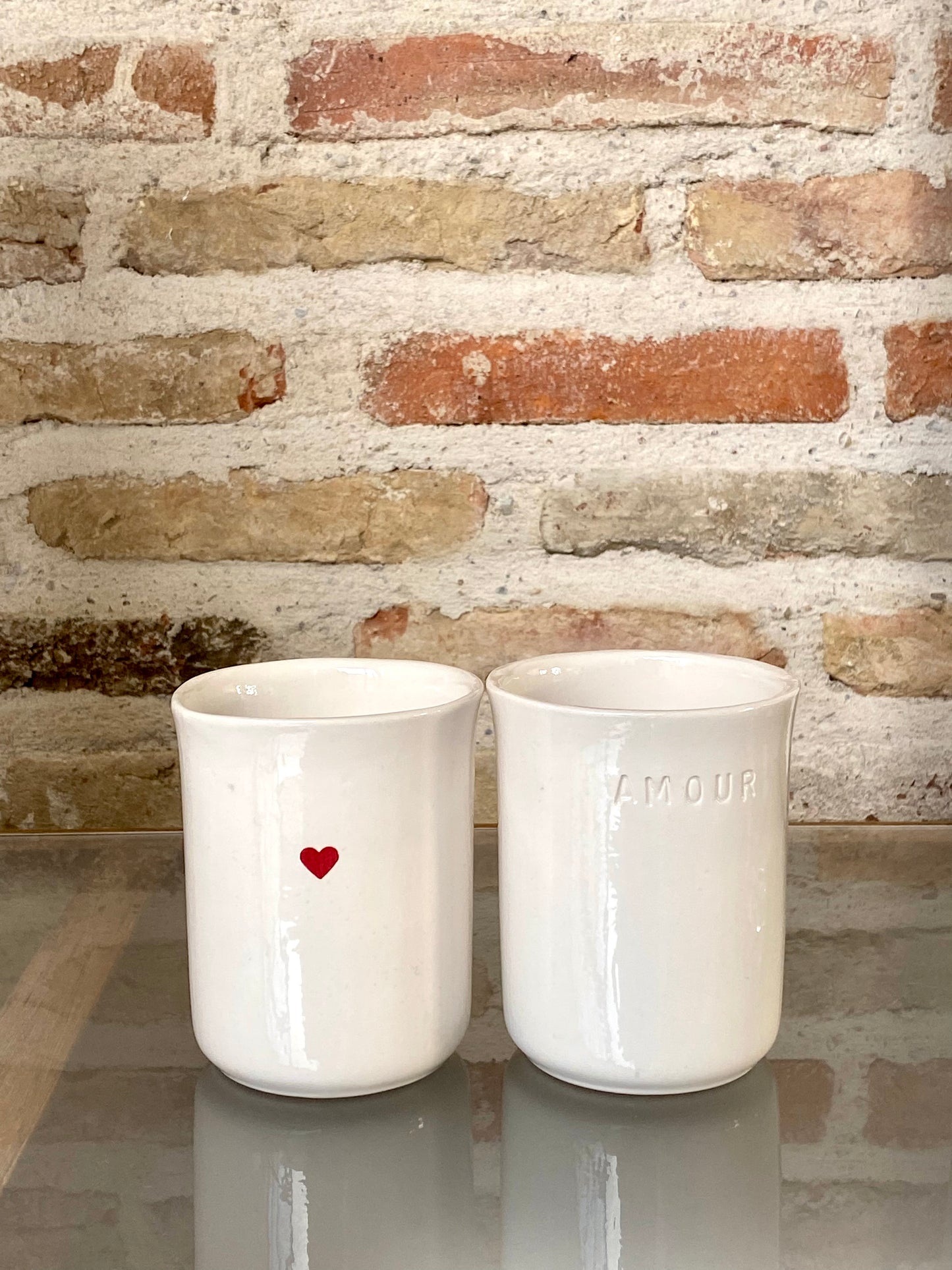 Vaso con corazón ❤️