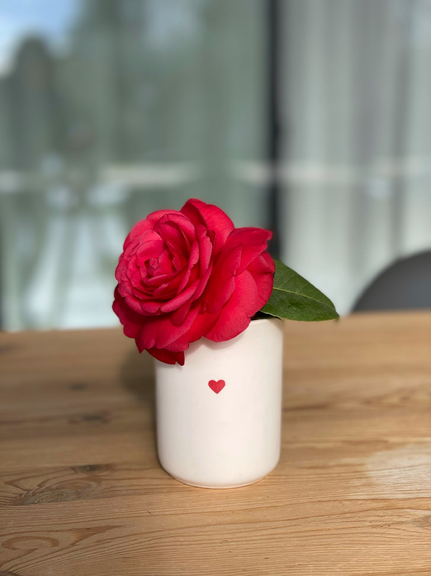 Vaso con corazón ❤️